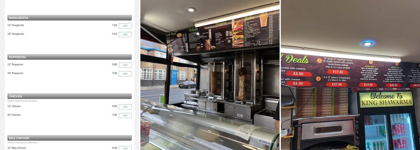 King Shawarma Menu