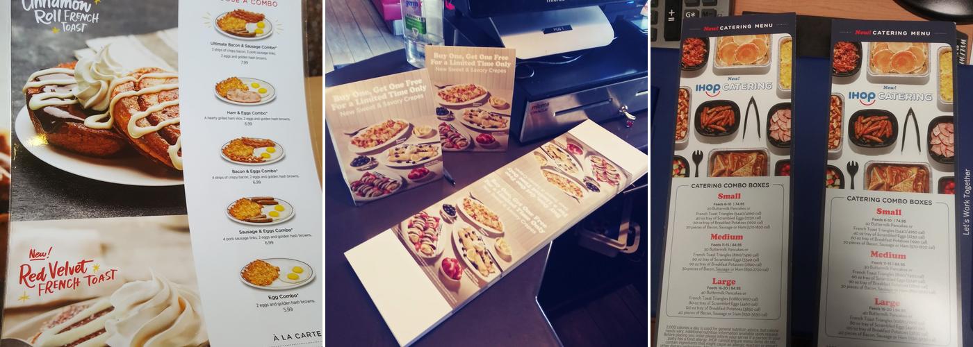 IHOP Menu