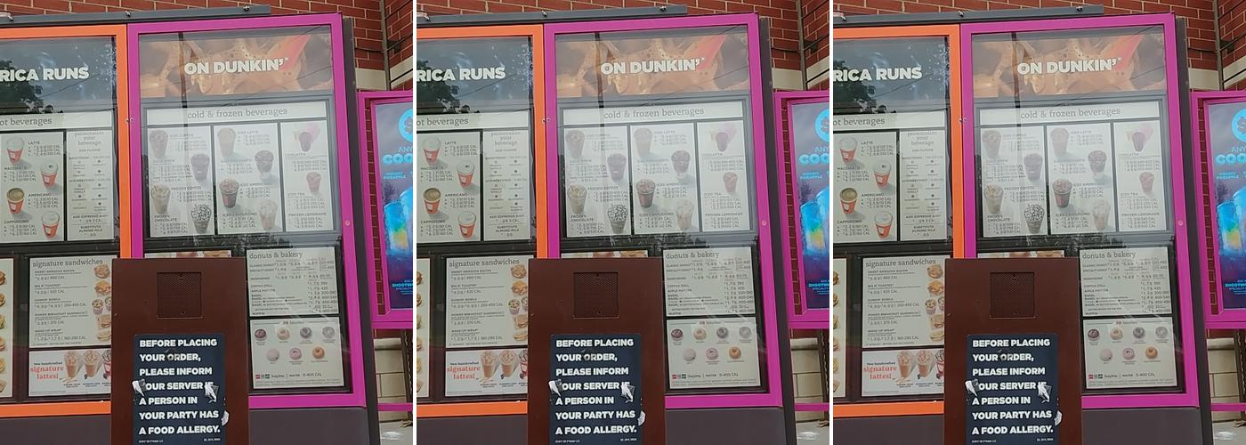 Dunkin' Menu