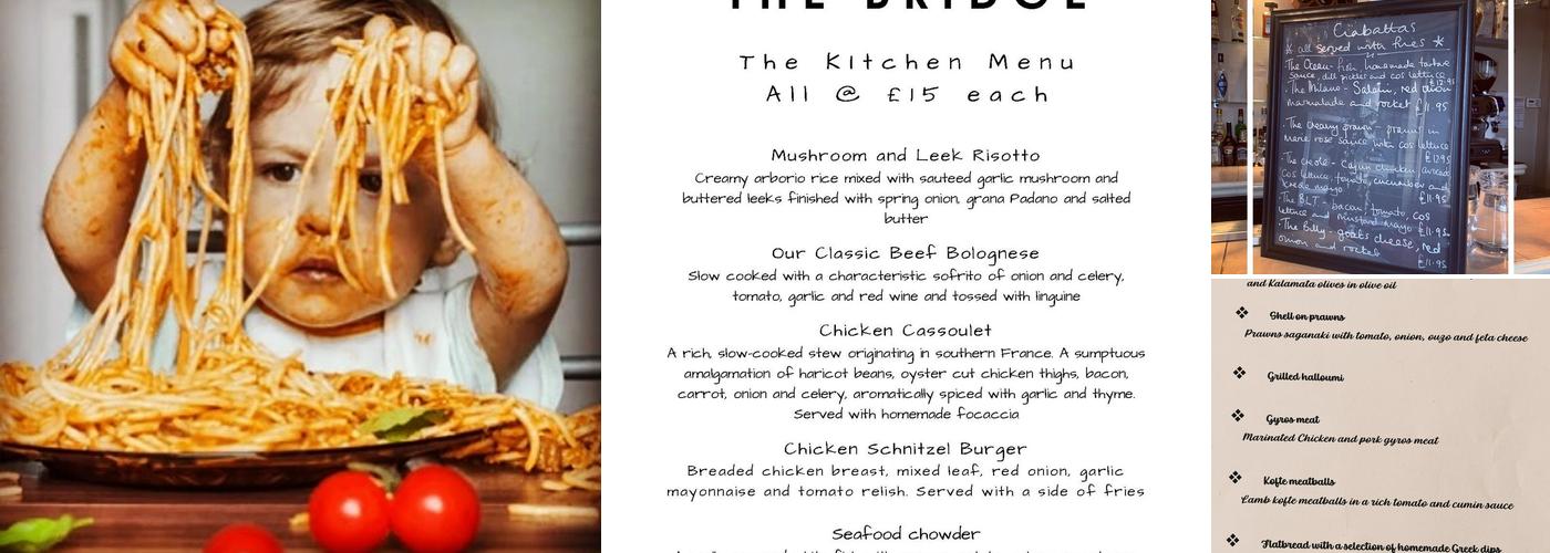 The Bridge Newlyn Menu