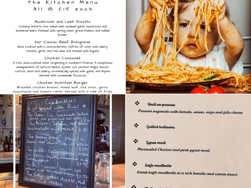 The Bridge Newlyn Menu