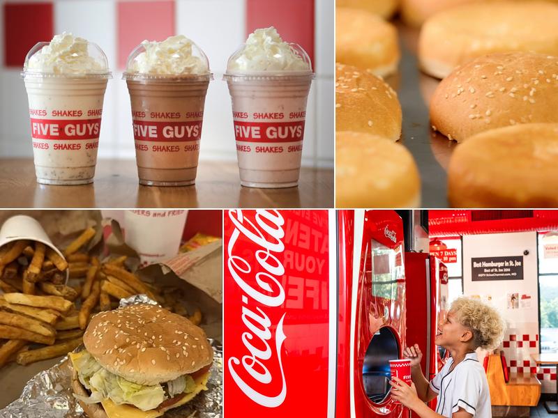 Five Guys 1617 IL-50, Bourbonnais