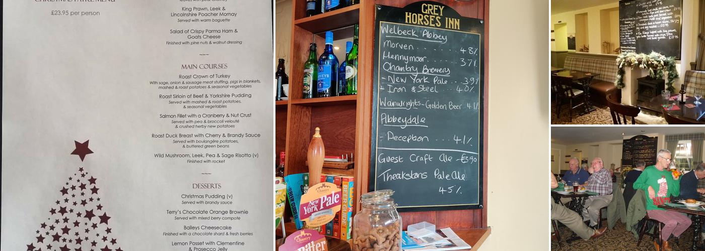 Grey Horses Inn Menu
