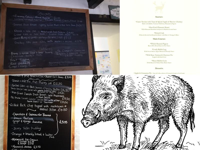The Royal Oak Menu