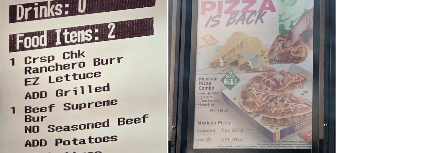 Taco Bell Menu