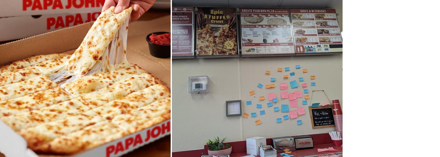 Papa Johns Pizza Menu
