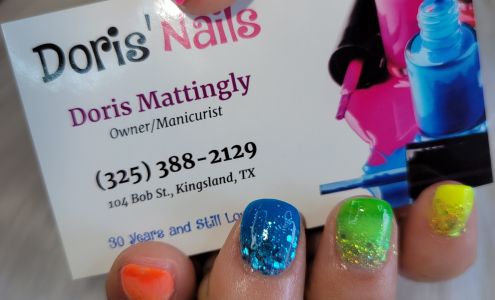 Doris' Nails 104 Bob, Kingsland Texas 78639