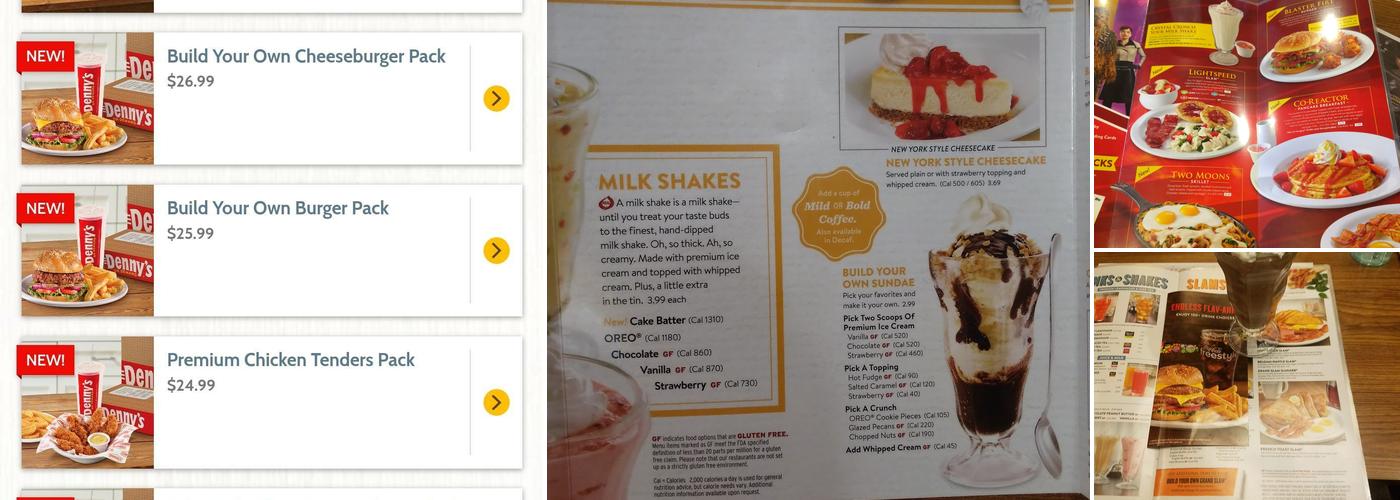 Denny's Menu