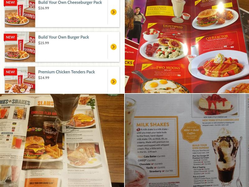 Denny's Menu