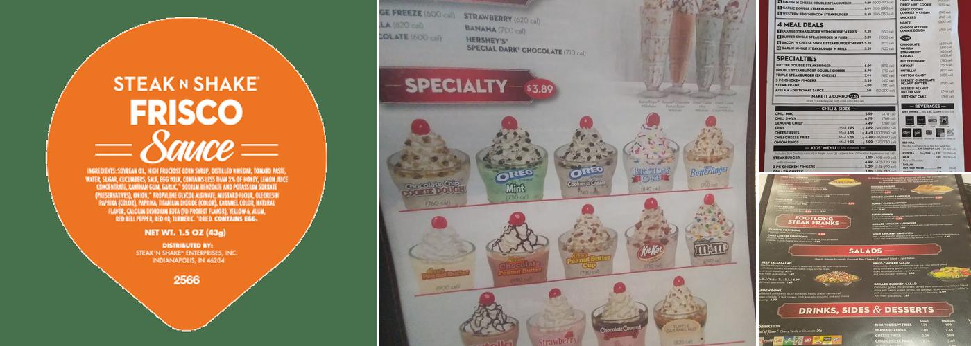 Steak 'n Shake Menu