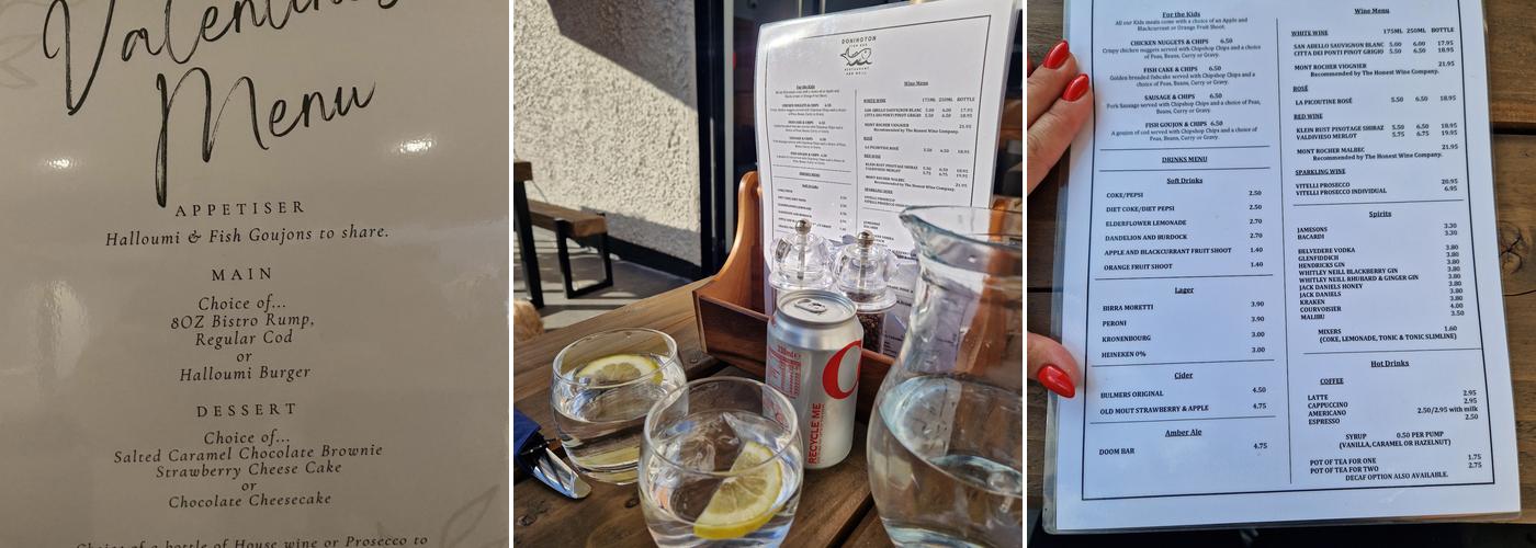 Donington Fish Bar Menu