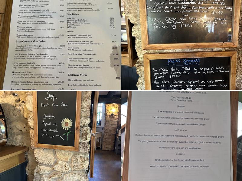 The SPREAD at Darrington Menu