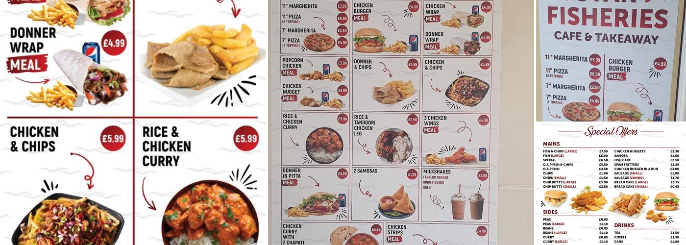 Star Fisheries & Cafe Menu