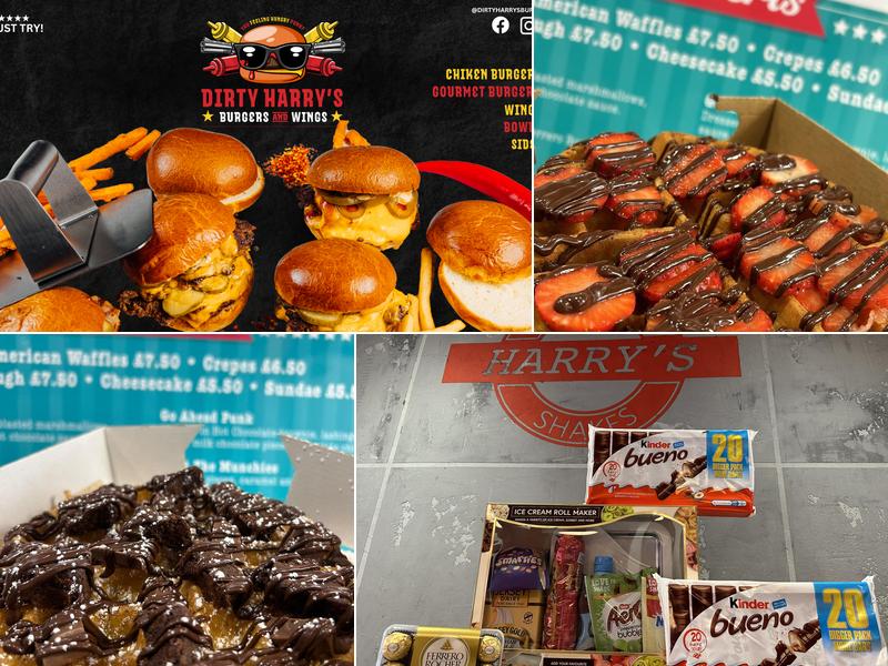 Harry's Burgers & Shakes Menu