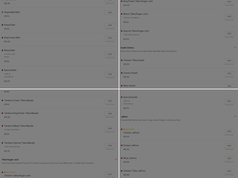 I Love Paradise Pizza Ltd Menu