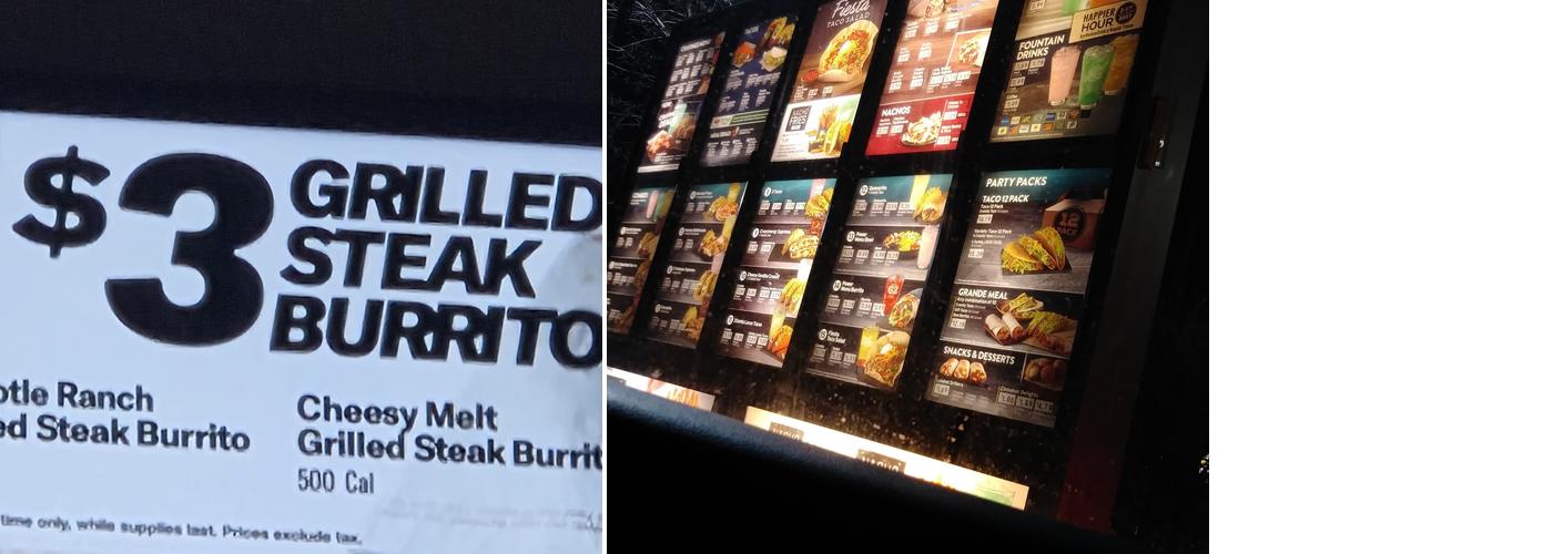 Taco Bell Menu