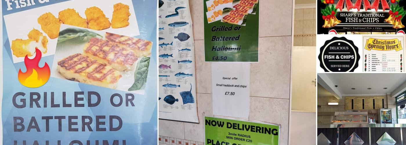 Sharp's Traditional Fish & Chips Menu