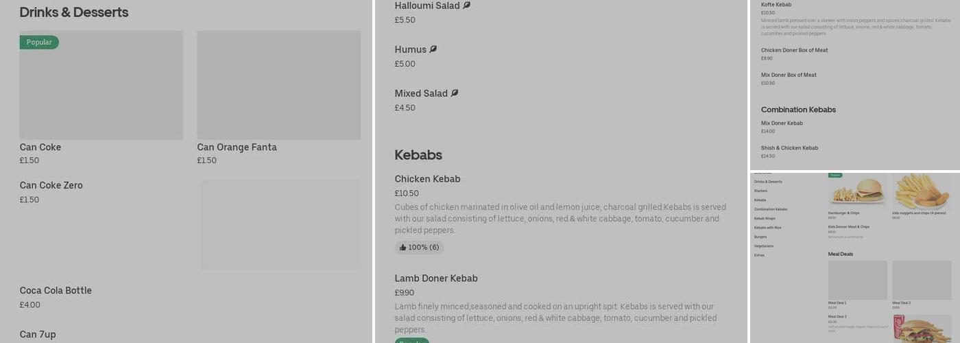 Buzz Kebab - The Best Quality Food Menu