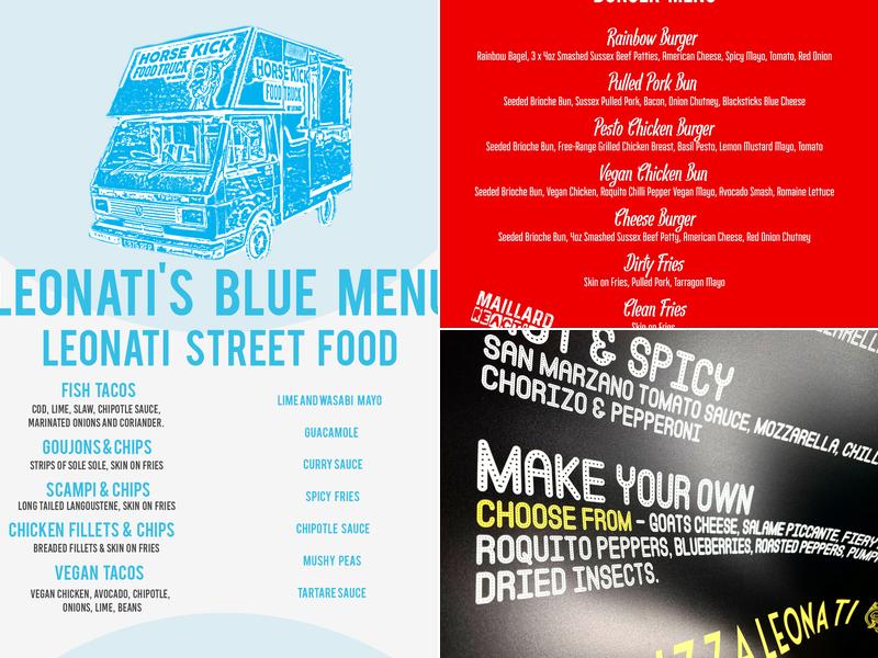 Leonati Street Food Menu