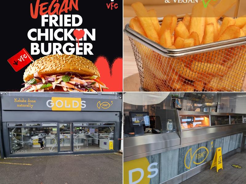 GOLDS Fish Chips & Vegan