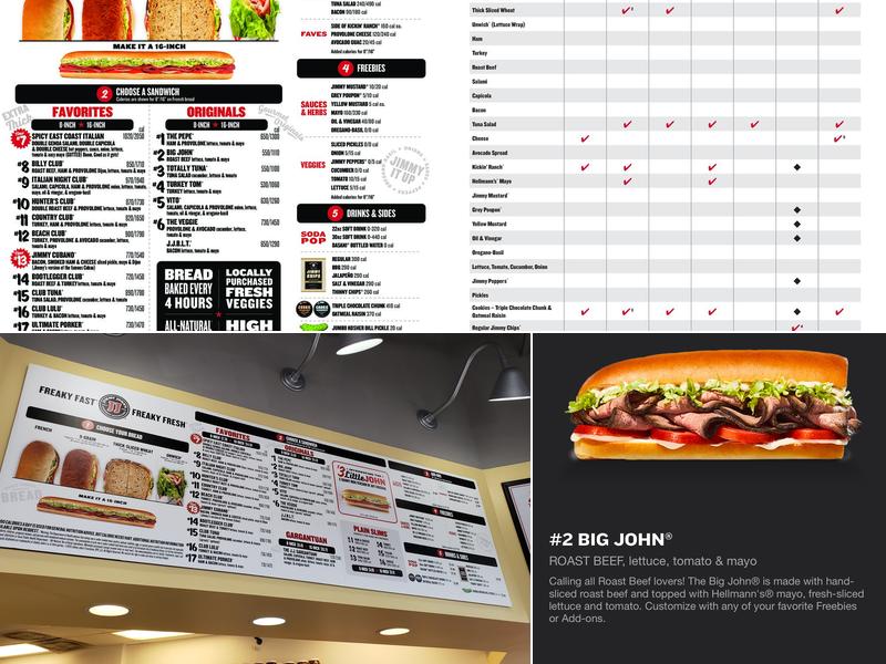 Jimmy John's Menu