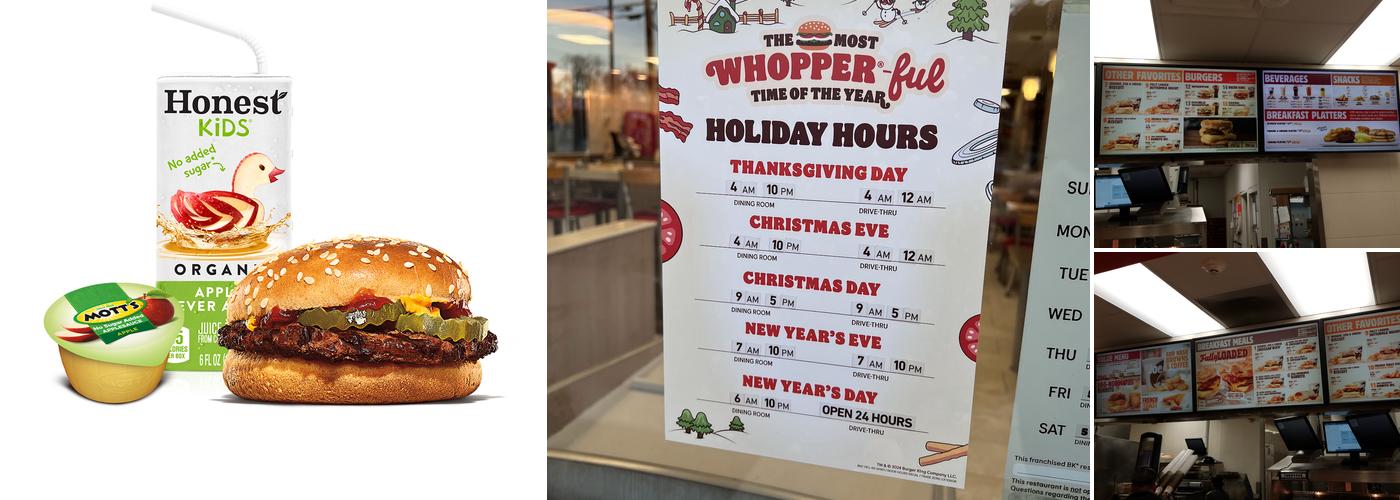 Burger King Menu