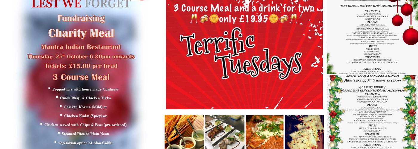 Mantra Indian Restaurant And Bar Menu