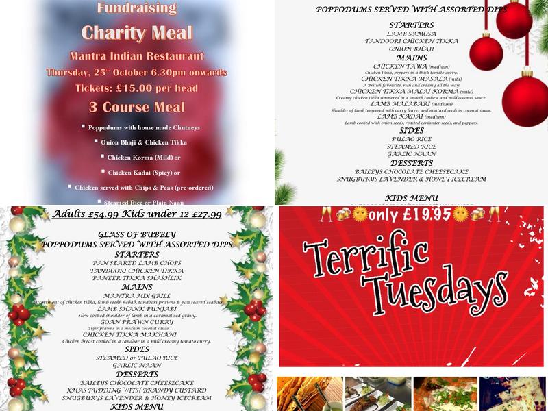 Mantra Indian Restaurant And Bar Menu