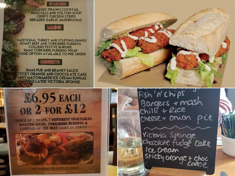 The Colliers Arms Menu