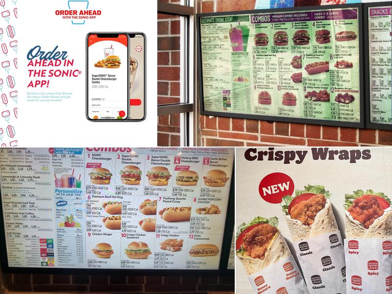 Sonic Drive-In Menu