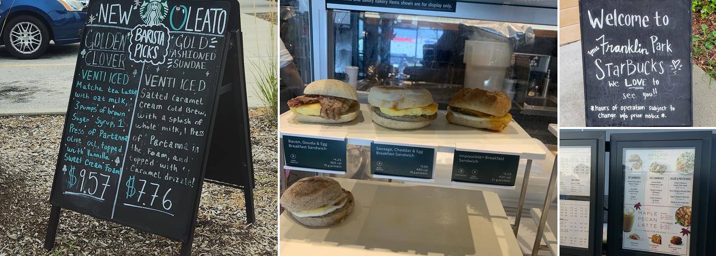 Starbucks Menu