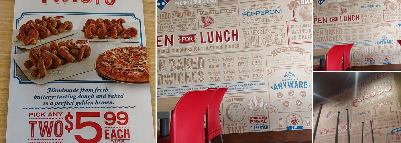 Domino's Pizza Menu