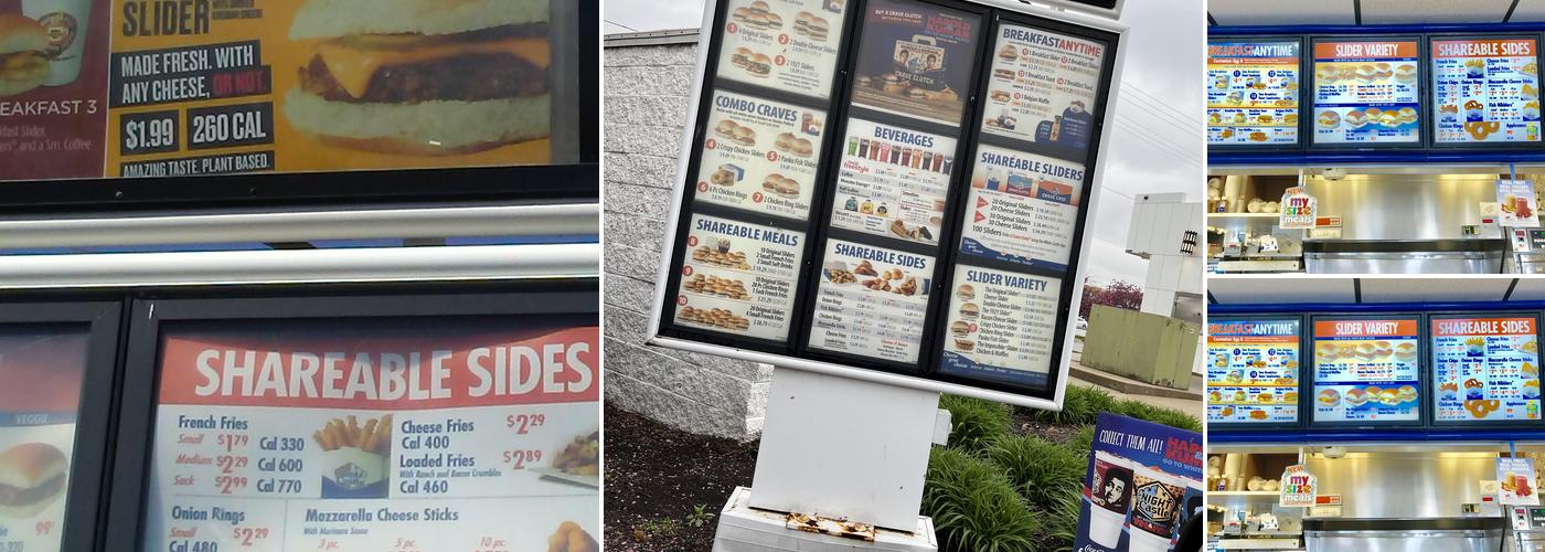 White Castle Menu