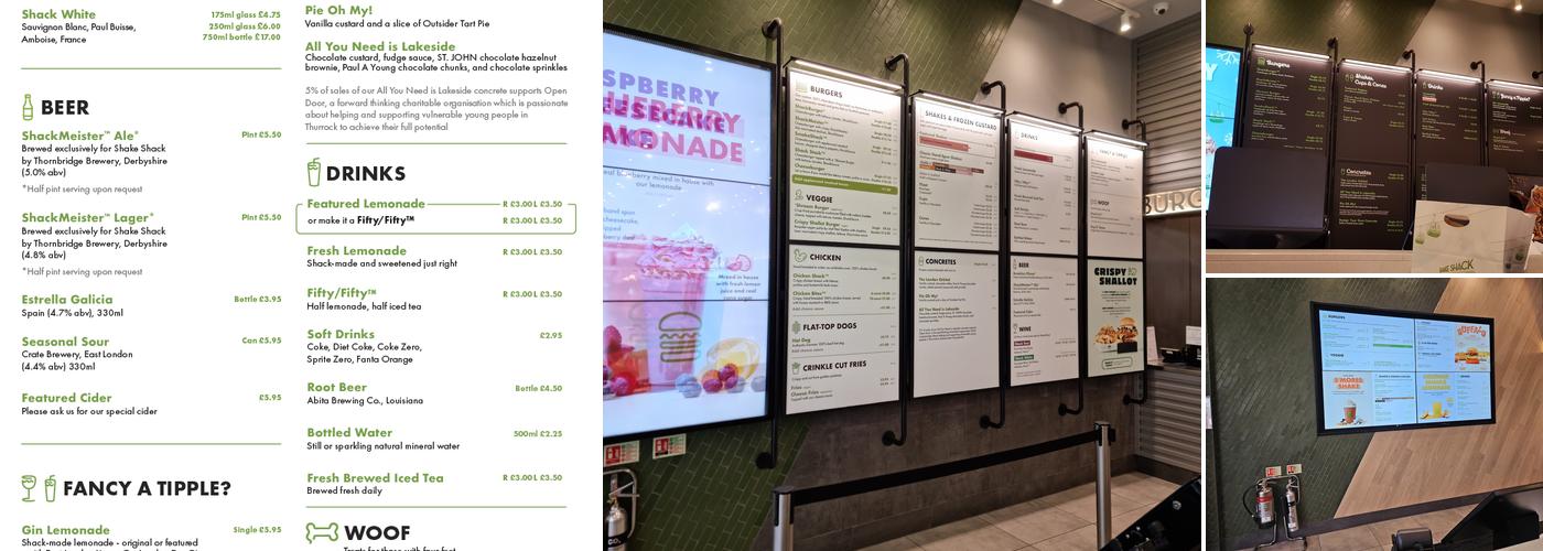 Shake Shack Lakeside Menu