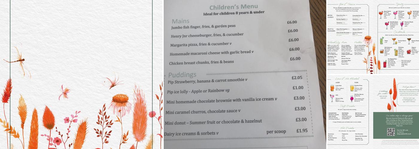 The Cleveland Bay Menu