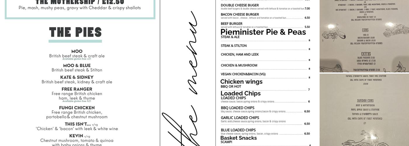 The New Inn, Chapel En Le Frith Menu