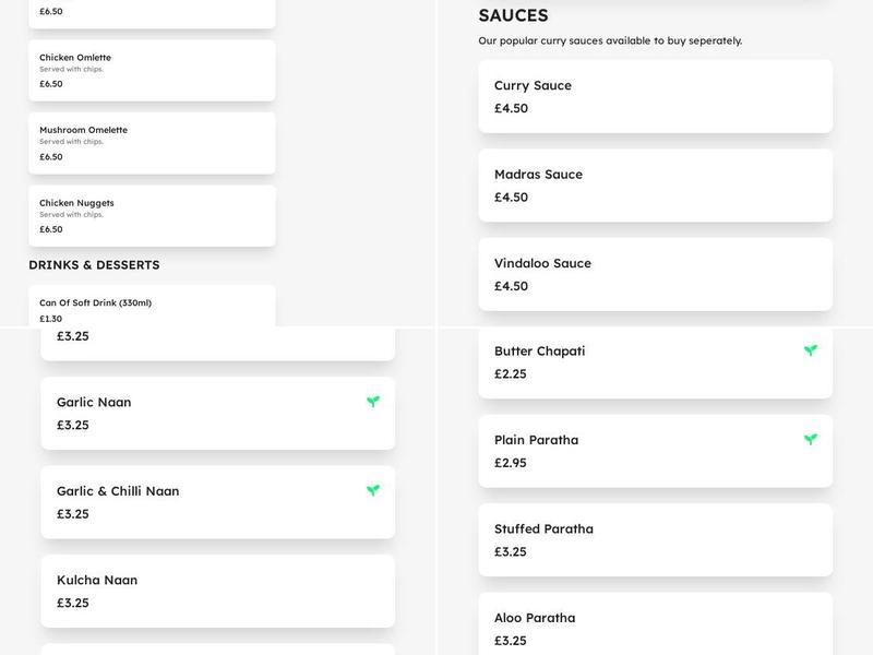 Ruby Murray Bar & Grill Menu