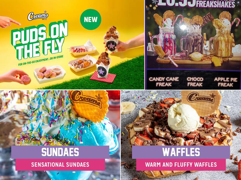 Creams Cafe Chatham Menu