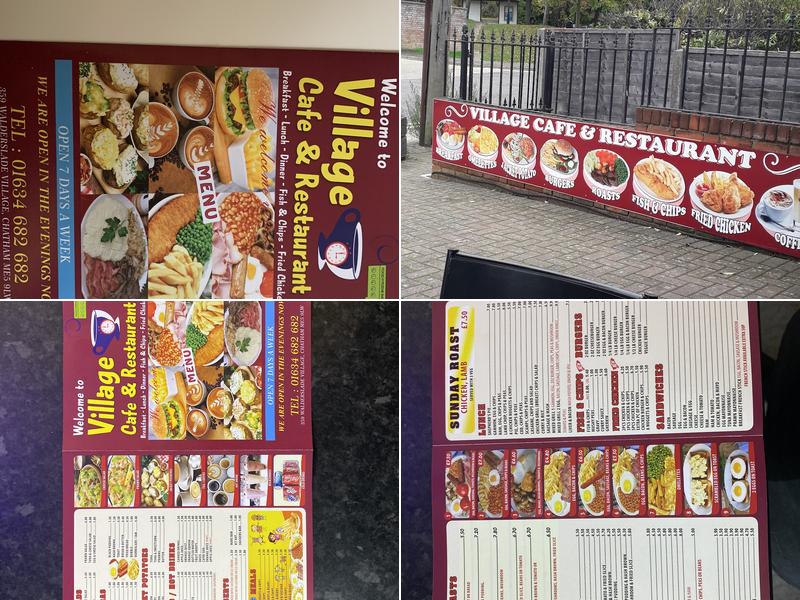 The village Cafe Menu