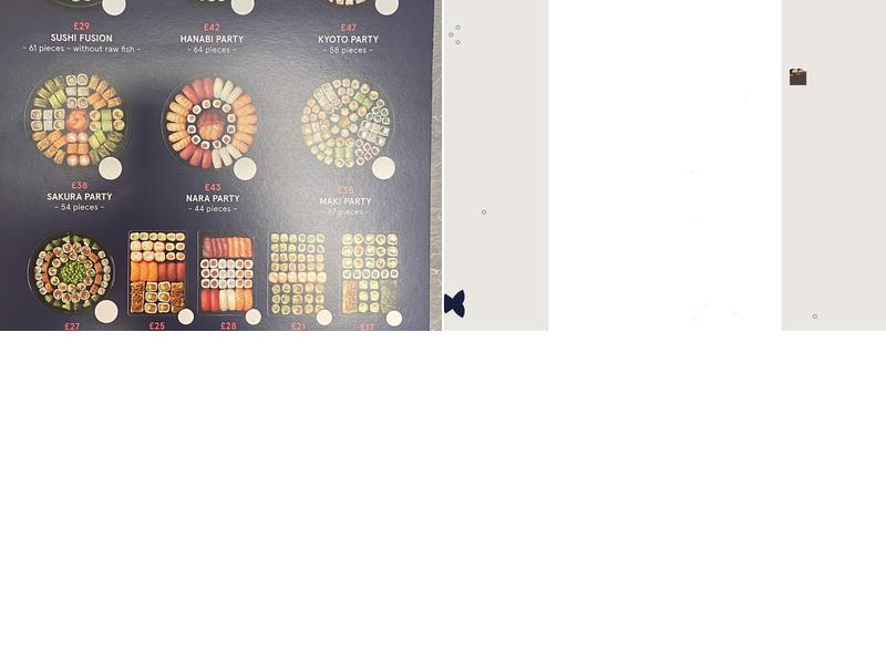 Sushi Daily Chatham Menu