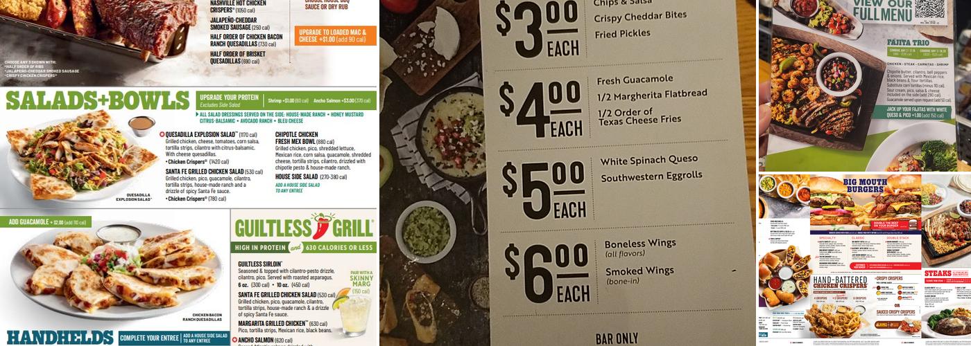 Chili's Grill & Bar Menu