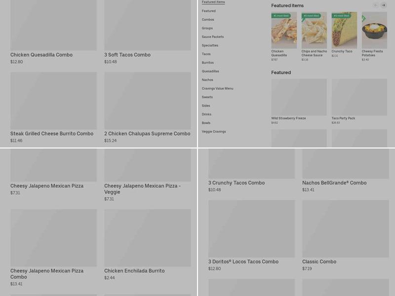 Taco Bell Menu
