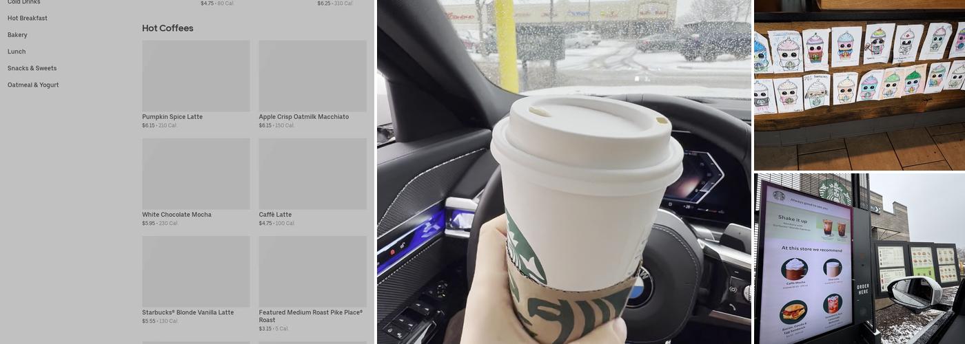 Starbucks Menu
