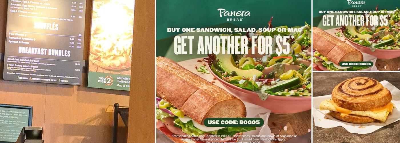 Panera Bread Menu