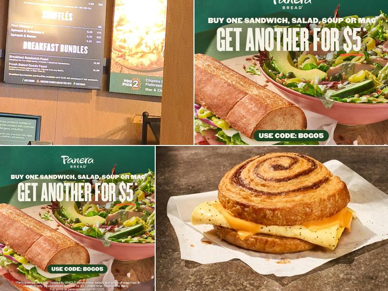 Panera Bread Menu