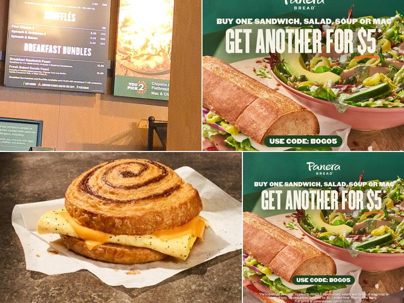 Panera Bread Menu