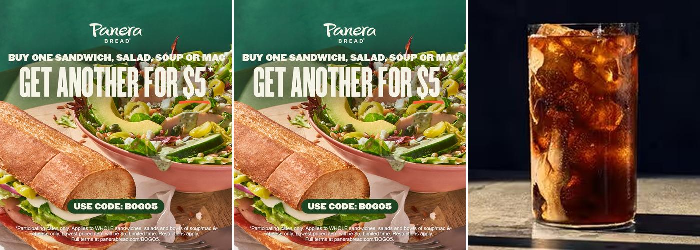 Panera Bread Menu