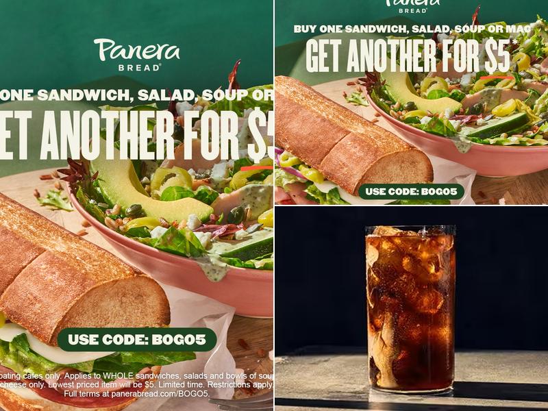 Panera Bread Menu