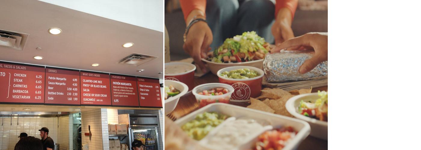 Chipotle Mexican Grill Menu