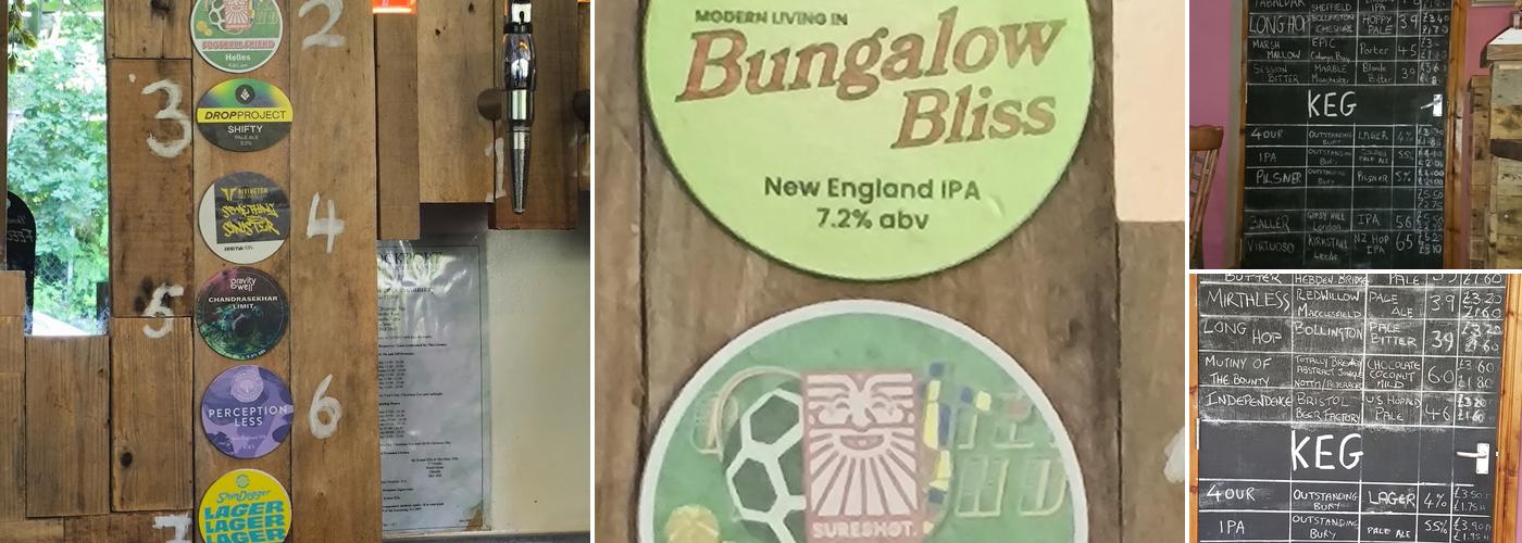 The Chiverton Tap Menu